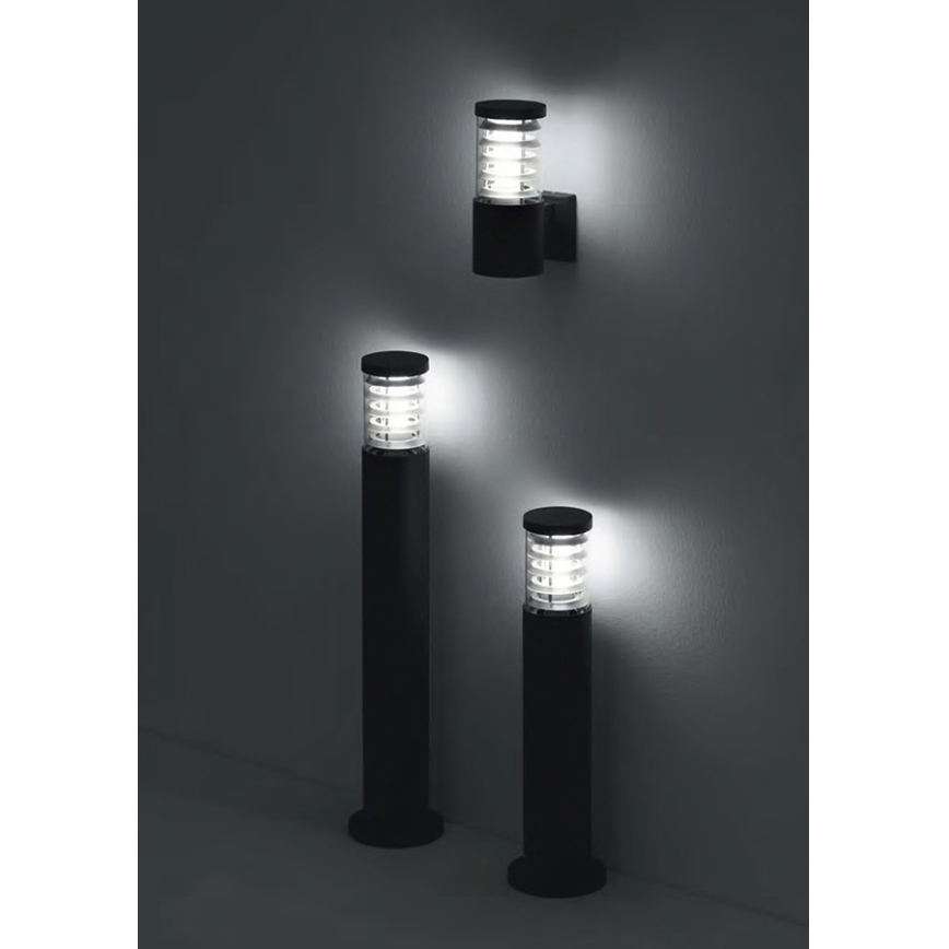 Ideal Lux - Aplique de pared para exteriores TRONCO 1xE27/42W/230V IP44 antracita
