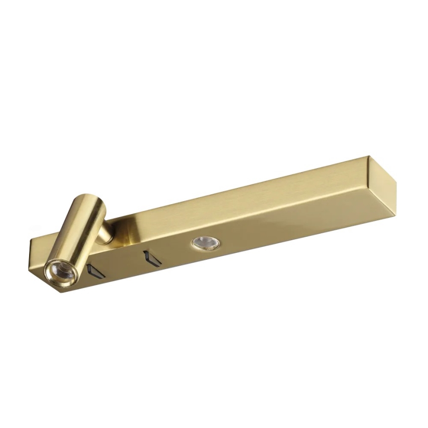 Ideal Lux - Aplique LED BONNE LED/6,5W/230V CRI 90 dorado