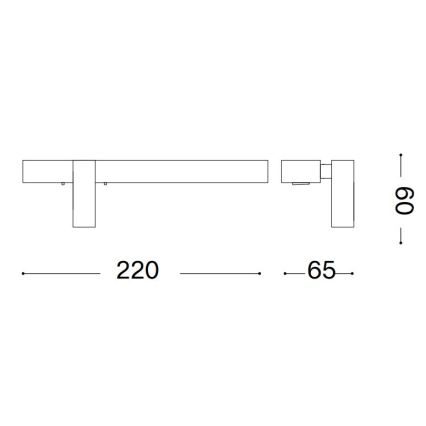 Ideal Lux - Aplique LED BONNE LED/6,5W/230V CRI 90 dorado