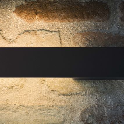 Ideal Lux - Aplique mural exterior LED LINEA/20W/230V CRI 90 104 cm IP54 negro