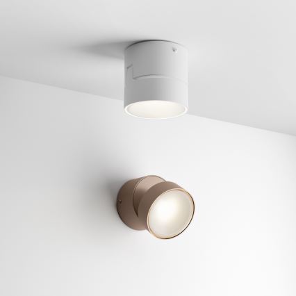 Ideal Lux - Aplique LED de pared exterior OMEGA LED/7W/230V CRI 90 IP54 marrón