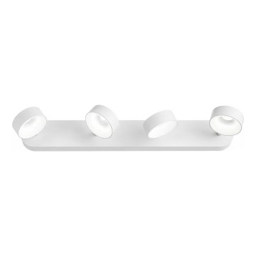 Ideal Lux - Aplique LED de pared orientable OBY 4xLED/6W/230V CRI 90 blanco