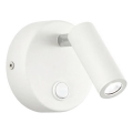 Ideal Lux - Aplique LED de pared orientable PAGE LED/3W/230V CRI 90 blanco