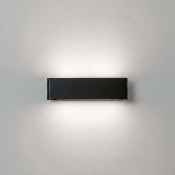 Ideal Lux - Aplique LED DELTA LED/14W/230V 4000K 41 cm CRI 90 negro