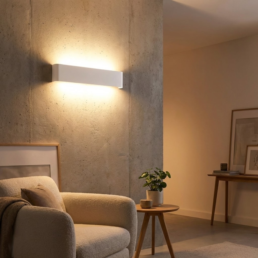 Ideal Lux - Aplique LED DELTA LED/30W/230V 3000K 83 cm CRI 90 blanco