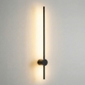 Ideal Lux - Aplique LED ESSENCE LED/12W/230V 3000K 70 cm CRI 90 negro