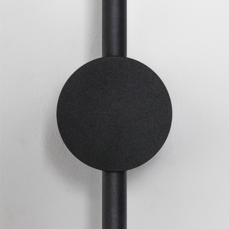 Ideal Lux - Aplique LED ESSENCE LED/12W/230V 4000K 70 cm CRI 90 negro