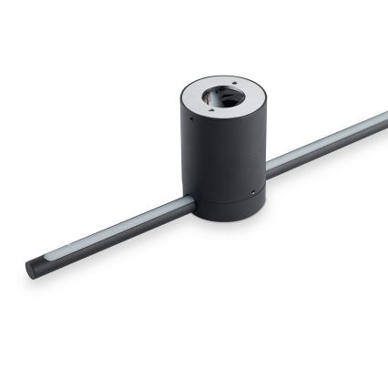 Ideal Lux - Aplique LED ESSENCE LED/12W/230V 4000K 70 cm CRI 90 negro