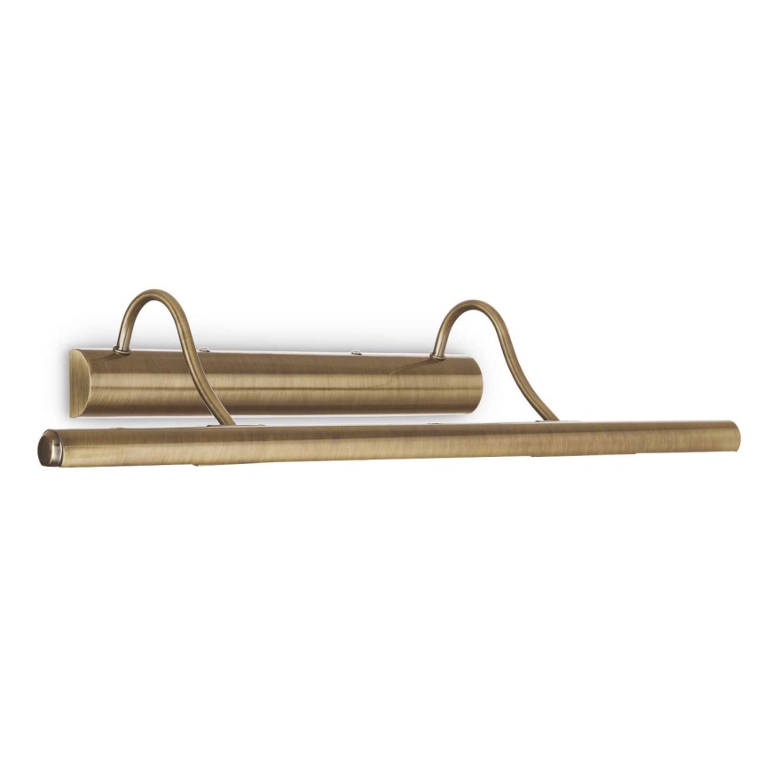 Ideal Lux - Aplique LED para cuadros MIRROR 4xG9/3W/230V bronce