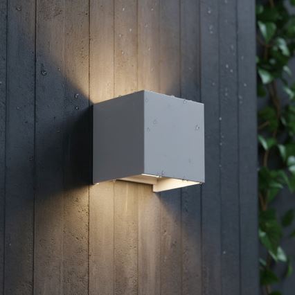 Ideal Lux - Aplique LED para exterior ATOM LED/12W/230V CRI 90 IP54 blanco