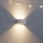 Ideal Lux - Aplique LED para exterior ATOM LED/25W/230V CRI 90 IP54 blanco