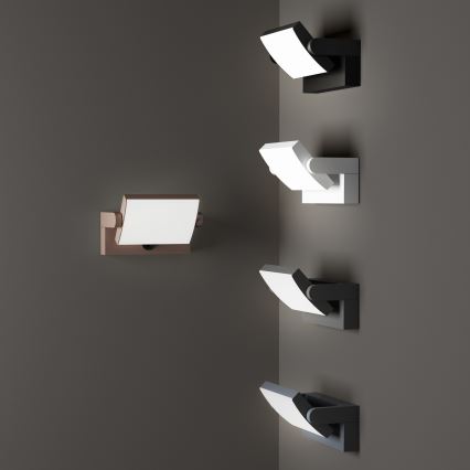 Ideal Lux - Aplique LED para exterior SWIPE LED/21W/230V CRI 90 IP54 marrón