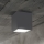 Ideal Lux - Foco exterior TECHO 1xGU10/20W/230V 9x9 cm IP54 antracita
