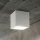 Ideal Lux - Foco exterior TECHO 1xGU10/20W/230V 9x9 cm IP54 blanco