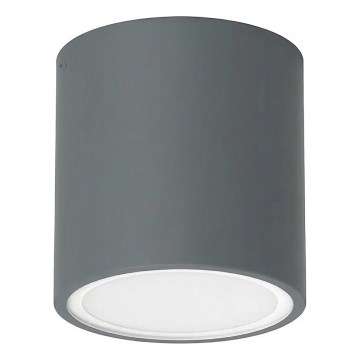 Ideal Lux - Foco exterior TECHO 1xGU10/20W/230V Ø 9 cm IP54 antracita