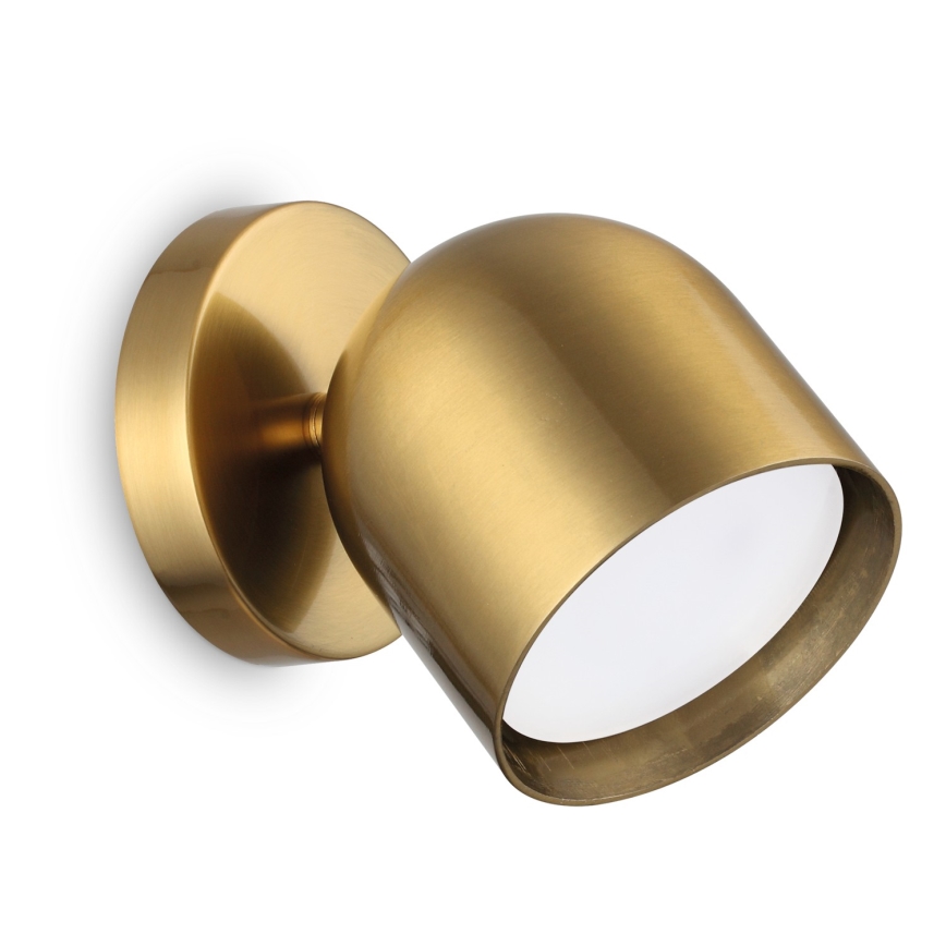 Ideal Lux - Foco LED de pared DODO 1xGX53/9W/230V latón
