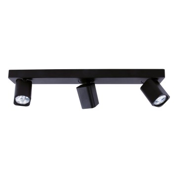 Ideal Lux - Foco LED RUDY 3xGU10/7W/230V CRI 90 negro