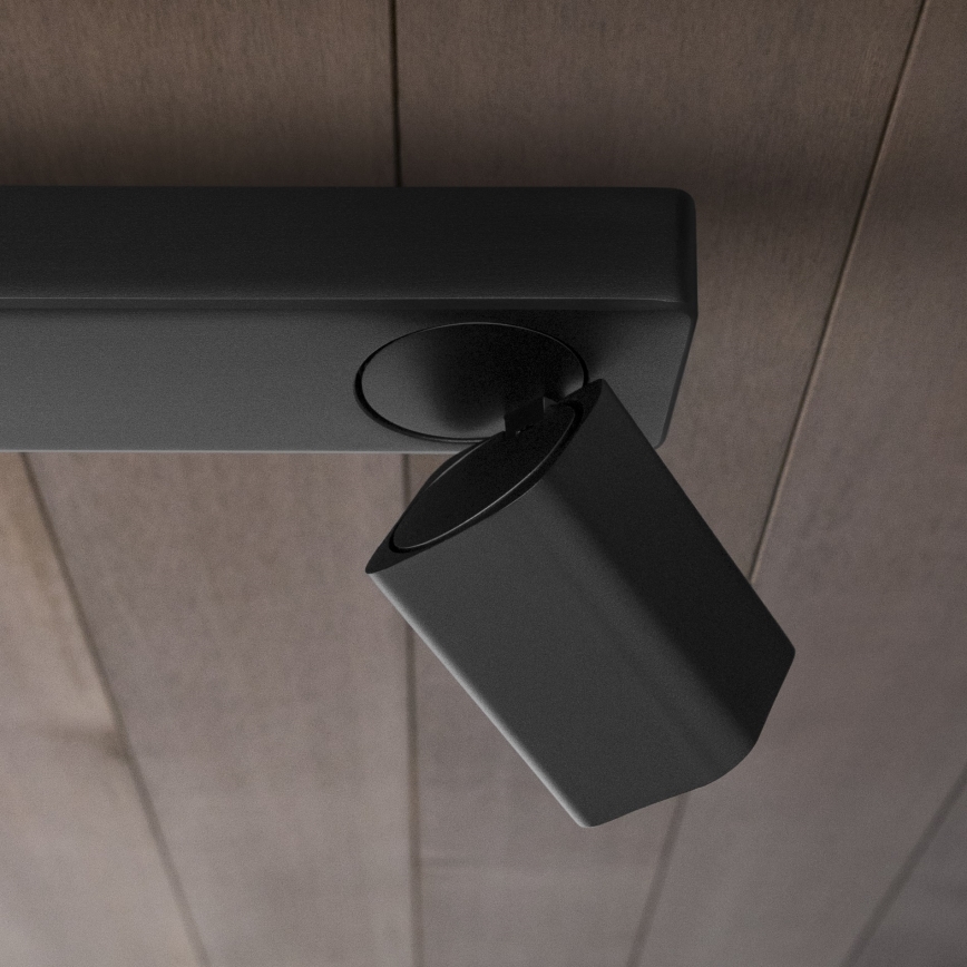 Ideal Lux - Foco LED RUDY 4xGU10/7W/230V CRI 90 negro