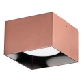 Ideal Lux - Foco LED SPIKE 1xGX53/9W/230V 10x10 cm cobre