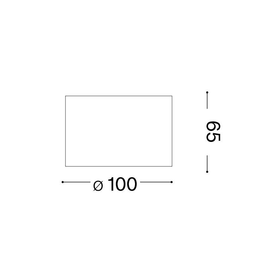 Ideal Lux - Foco LED SPIKE 1xGX53/9W/230V negro