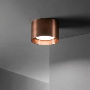 Ideal Lux - Foco LED SPIKE 1xGX53/9W/230V Ø 10 cm acabado cobre