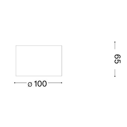 Ideal Lux - Foco LED SPIKE 1xGX53/9W/230V Ø 10 cm cromo brillante