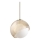 Ideal Lux - Lámpara colgante con cable BLOOM 1xE27/42W/230V Ø 30 cm dorado/beige ahumado
