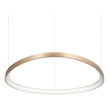 Ideal Lux - Lámpara colgante con cable GEMINI LED/56W/230V 2700K diámetro 81 cm CRI 90 latón