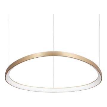 Ideal Lux - Lámpara colgante con cable GEMINI LED/56W/230V 2700K diámetro 81 cm CRI 90 latón