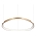 Ideal Lux - Lámpara colgante con cable GEMINI LED/56W/230V 4000K, Ø 81 cm, IRC 90, latón