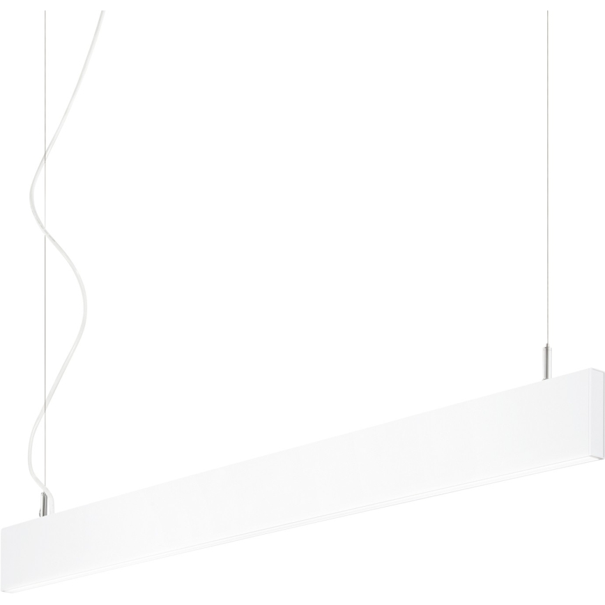Ideal Lux - Lámpara colgante con cable LINUS LED/32W/230V 3000K IRC 90 120 cm blanca
