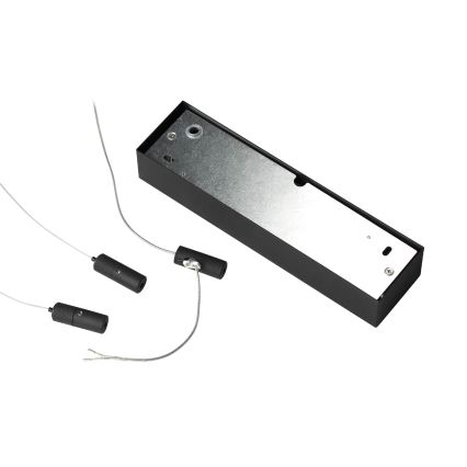 Ideal Lux - Lámpara colgante con cable ORACLE SLIM LED/33W/230V 3000K CRI 90 50x50 cm negra