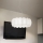 Ideal Lux - Lámpara colgante con cable OVALINO 5xE27/60W/230V, Ø 44 cm, blanca