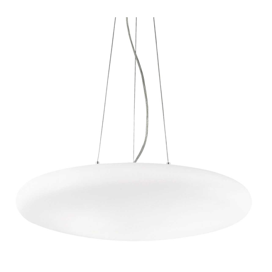 Ideal Lux - Lámpara colgante con cable SMARTIES 3xE27/42W/230V 50 cm blanca