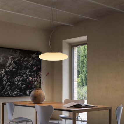 Ideal Lux - Lámpara colgante con cable SMARTIES 3xE27/42W/230V 50 cm blanca