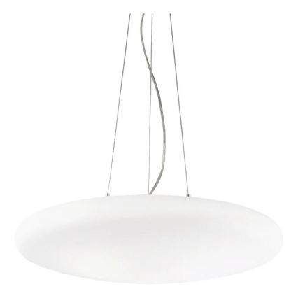 Ideal Lux - Lámpara colgante con cable SMARTIES 3xE27/42W/230V Ø 42,5 cm blanca