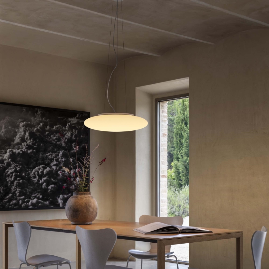Ideal Lux - Lámpara colgante con cable SMARTIES 3xE27/42W/230V Ø 42,5 cm blanca