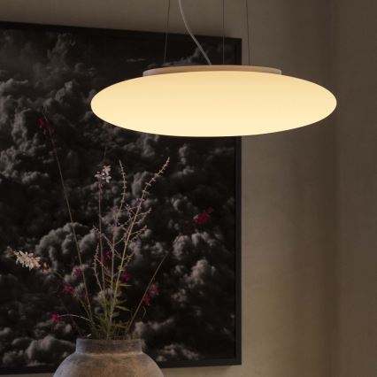 Ideal Lux - Lámpara colgante con cable SMARTIES 3xE27/42W/230V Ø 42,5 cm blanca