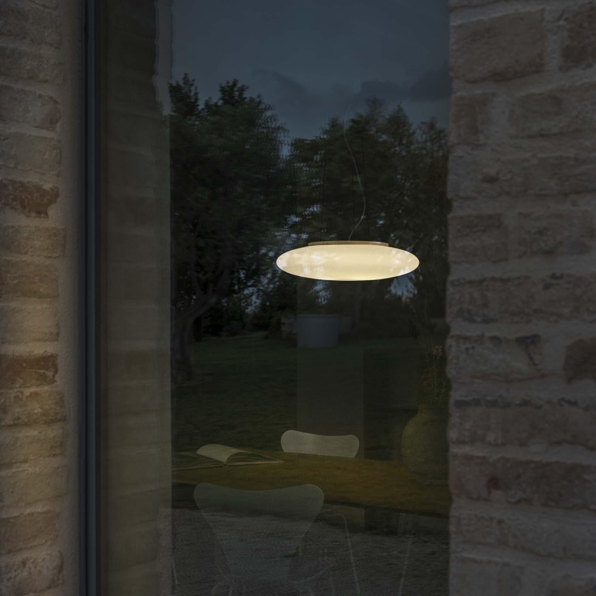 Ideal Lux - Lámpara colgante con cable SMARTIES 3xE27/42W/230V Ø 42,5 cm blanca