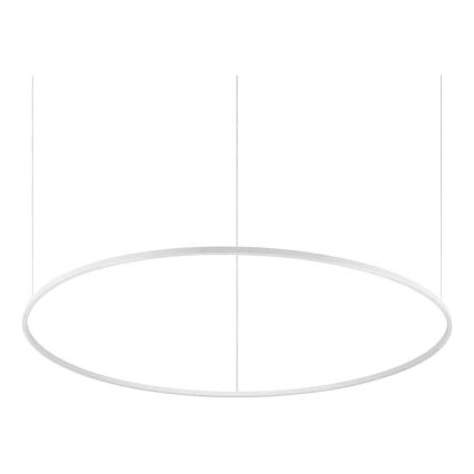 Ideal Lux - Lámpara colgante LED con cable ORACLE SLIM LED/83W/230V 4000K IRC 90 Ø 150 cm blanco