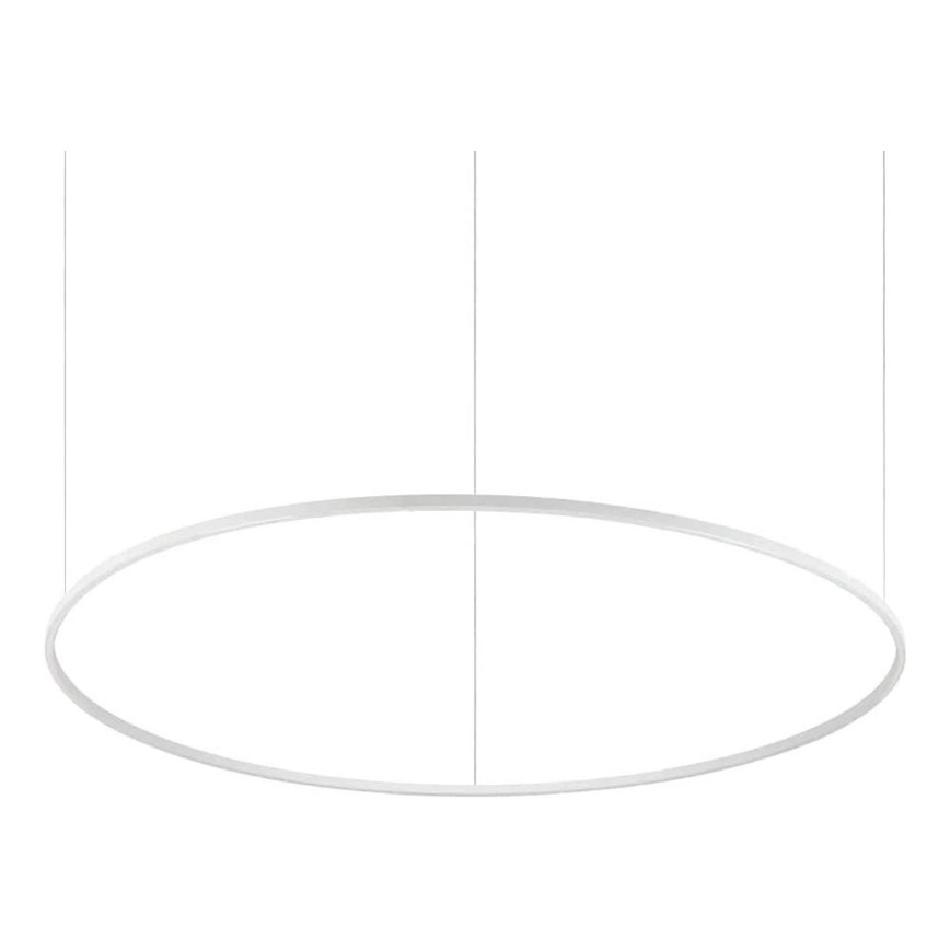 Ideal Lux - Lámpara colgante LED con cable ORACLE SLIM LED/83W/230V 4000K IRC 90 Ø 150 cm blanco