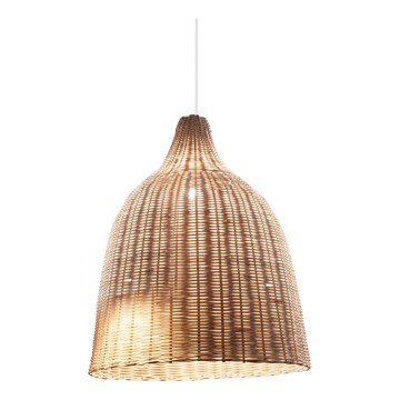 Ideal Lux - Lámpara colgante HAUNT 1xE27/60W/230V diá. 35 cm beige
