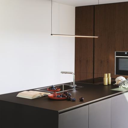 Ideal Lux - Lámpara colgante LED con cable ESSENCE LED/19W/230V 3000K CRI 90 negro