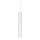 Ideal Lux - Lámpara colgante LED con cable LOOK 1xGU10/7W/230V IRC 90 Ø 6 cm blanca