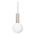 Ideal Lux - Lámpara colgante LED con cable ODEON LED/8W/230V CRI 90 Ø 15 cm beige/blanco