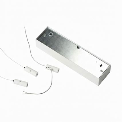 Ideal Lux - Lámpara colgante LED con cable ORACLE SLIM LED/37W/230V 2700K CRI 90 Ø 70 cm blanca