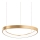 Ideal Lux - Lámpara colgante LED en cable GEMINI LED/36W/230V 2700K diám. 42,5 cm CRI 90 latón