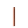 Ideal Lux - Lámpara colgante LED en cable LOOK 1xGU10/7W/230V CRI 90 Ø 6 cm acabado cobre