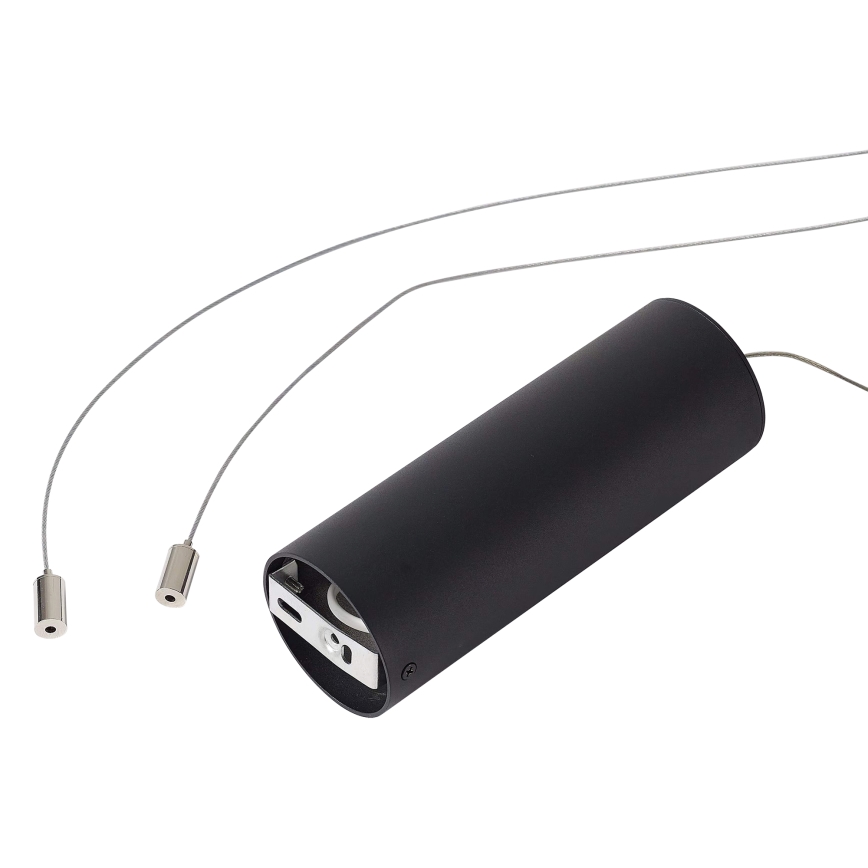 Ideal Lux - Lámpara colgante LED con cable GEMINI LED/36W/230V 4000K Ø 42,5 cm CRI 90 negra