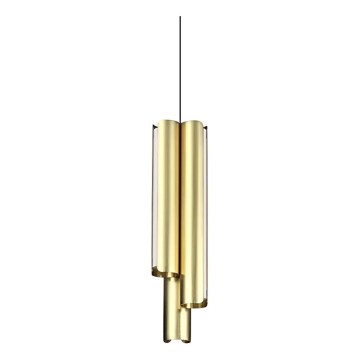 Ideal Lux - Lámpara colgante LED regulable con cable DORICA 3xLED/9W/230V IRC 90 Ø 9,5 cm latón